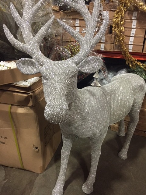 sequinned reindeer